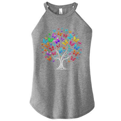 Butterfly Tree Cute Women’s Perfect Tri Rocker Tank