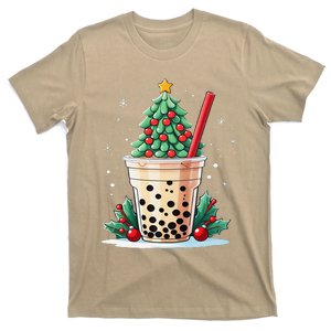 Bubble Tea Christmas Tree T-Shirt