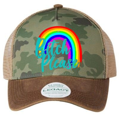 B*tch Please Rainbow Legacy Tie Dye Trucker Hat