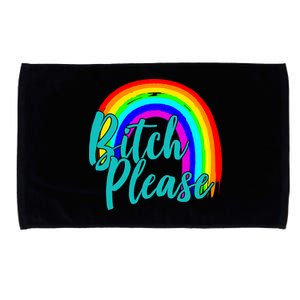 B*tch Please Rainbow Microfiber Hand Towel