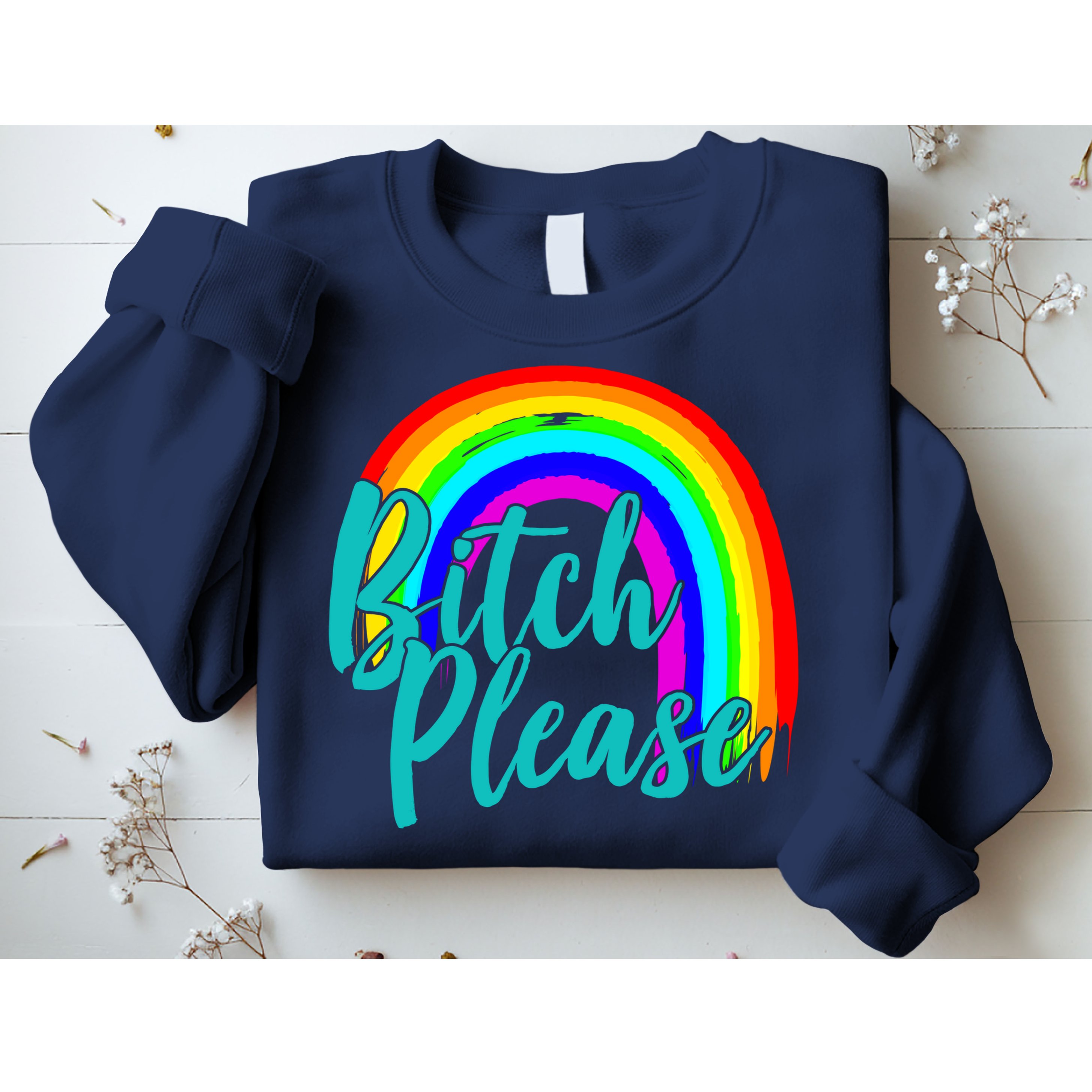 B*tch Please Rainbow Sweatshirt