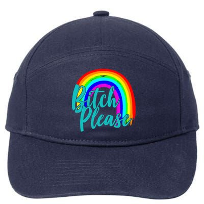 B*tch Please Rainbow 7-Panel Snapback Hat
