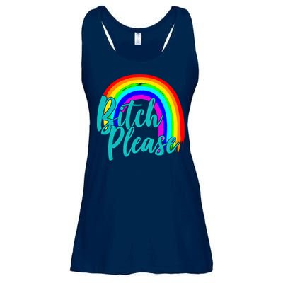 B*tch Please Rainbow Ladies Essential Flowy Tank