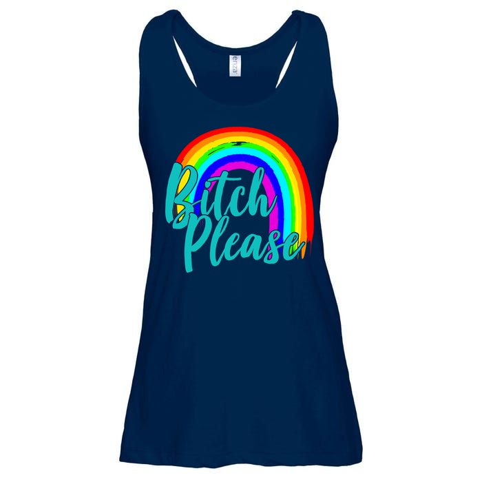 B*tch Please Rainbow Ladies Essential Flowy Tank