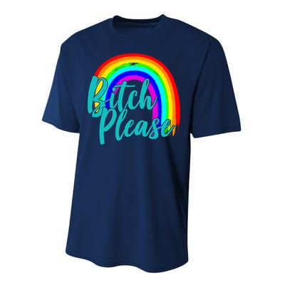 B*tch Please Rainbow Performance Sprint T-Shirt