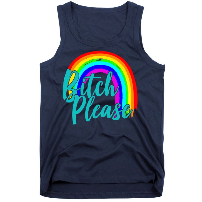 B*tch Please Rainbow Tank Top