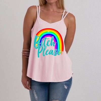 B*tch Please Rainbow Women's Strappy Tank