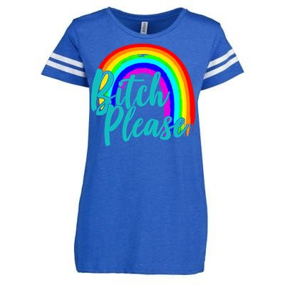 B*tch Please Rainbow Enza Ladies Jersey Football T-Shirt