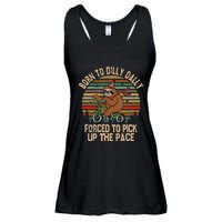 Born To Dilly Dally Forced To Pick Up The Pace Cute Sloth Ladies Essential Flowy Tank