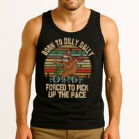 Born To Dilly Dally Forced To Pick Up The Pace Cute Sloth Tank Top