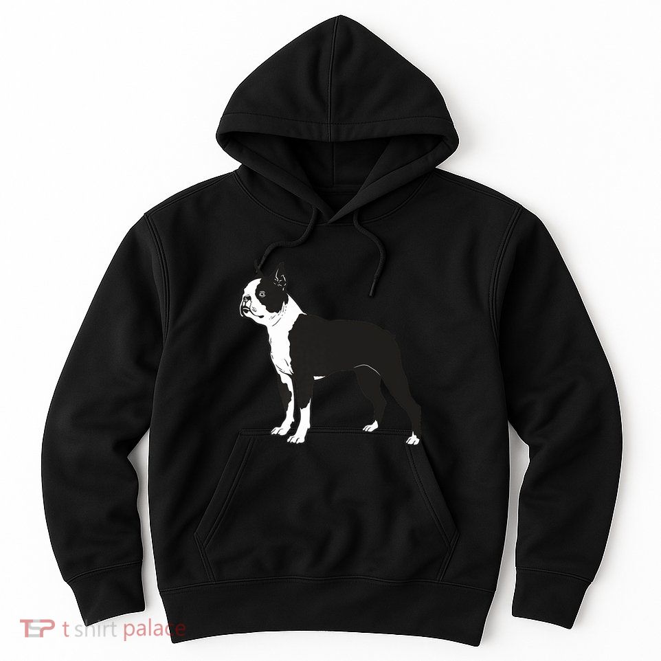 Boston Terrier Dog Breed Gift For Any Animal Fan Hoodie