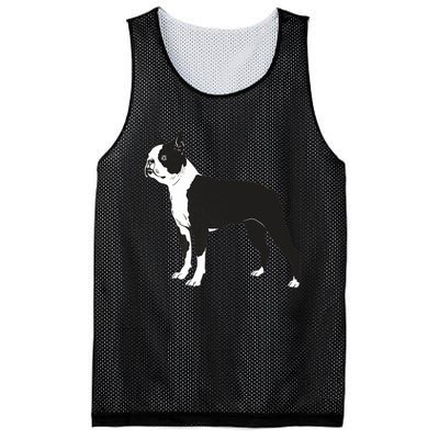 Boston Terrier Dog Breed Gift For Any Animal Fan Mesh Reversible Basketball Jersey Tank