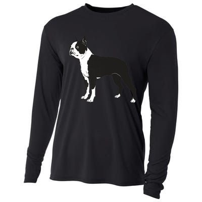 Boston Terrier Dog Breed Gift For Any Animal Fan Cooling Performance Long Sleeve Crew