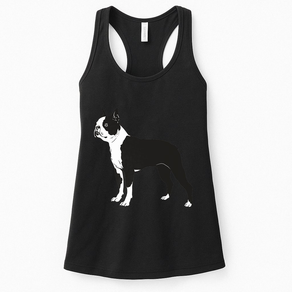 Boston Terrier Dog Breed Gift For Any Animal Fan Womens Tank Top