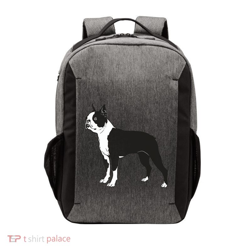 Boston Terrier Dog Breed Gift For Any Animal Fan Vector Backpack