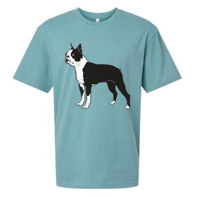 Boston Terrier Dog Breed Gift For Any Animal Fan Sueded Cloud Jersey T-Shirt