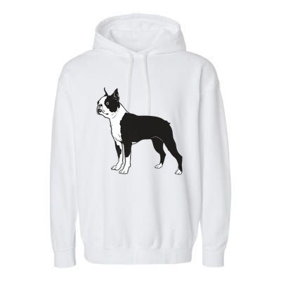 Boston Terrier Dog Breed Gift For Any Animal Fan Garment-Dyed Fleece Hoodie