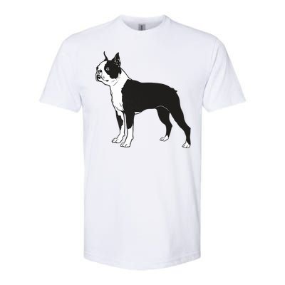 Boston Terrier Dog Breed Gift For Any Animal Fan Softstyle CVC T-Shirt