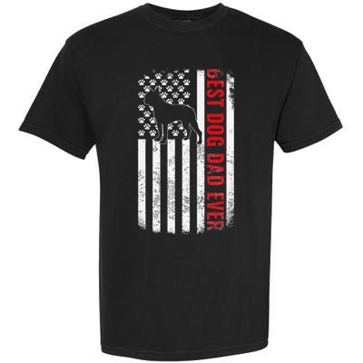 Boston Terrier Dad Dog Dad FatherS Day American Dog Dad Garment-Dyed Heavyweight T-Shirt