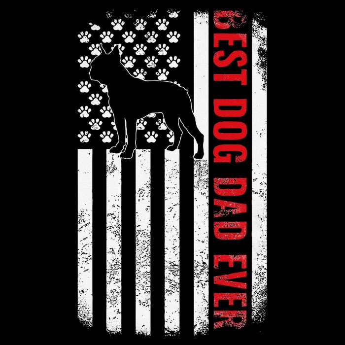 Boston Terrier Dad Dog Dad FatherS Day American Dog Dad Zip Tote Bag