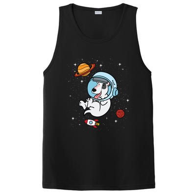 Bull Terrier Dog Astronaut Space Universe Galaxy Cool Gift PosiCharge Competitor Tank