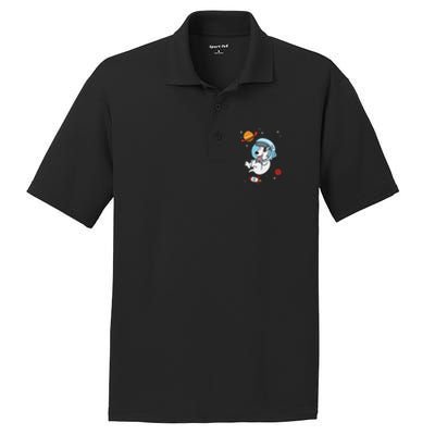 Bull Terrier Dog Astronaut Space Universe Galaxy Cool Gift PosiCharge RacerMesh Polo