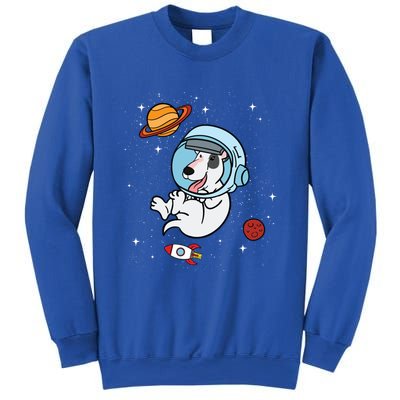 Bull Terrier Dog Astronaut Space Universe Galaxy Cool Gift Sweatshirt