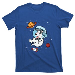 Bull Terrier Dog Astronaut Space Universe Galaxy Cool Gift T-Shirt