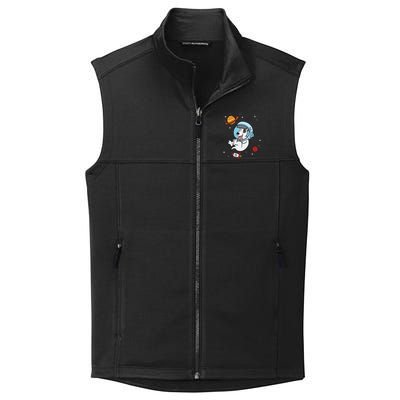 Bull Terrier Dog Astronaut Space Universe Galaxy Cool Gift Collective Smooth Fleece Vest