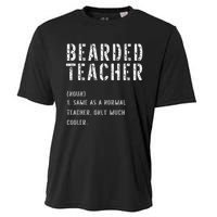 Bearded Teacher Definition First Day of School Cooling Performance Crew T-Shirt