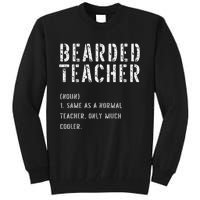 Bearded Teacher Definition First Day of School Tall Sweatshirt