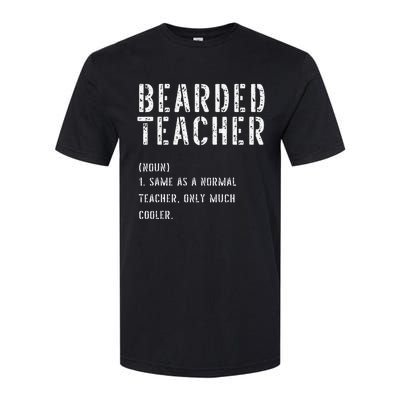 Bearded Teacher Definition First Day of School Softstyle® CVC T-Shirt