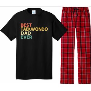 Best Taekwondo Dad Ever Martial Arts Tkd Gift Pajama Set