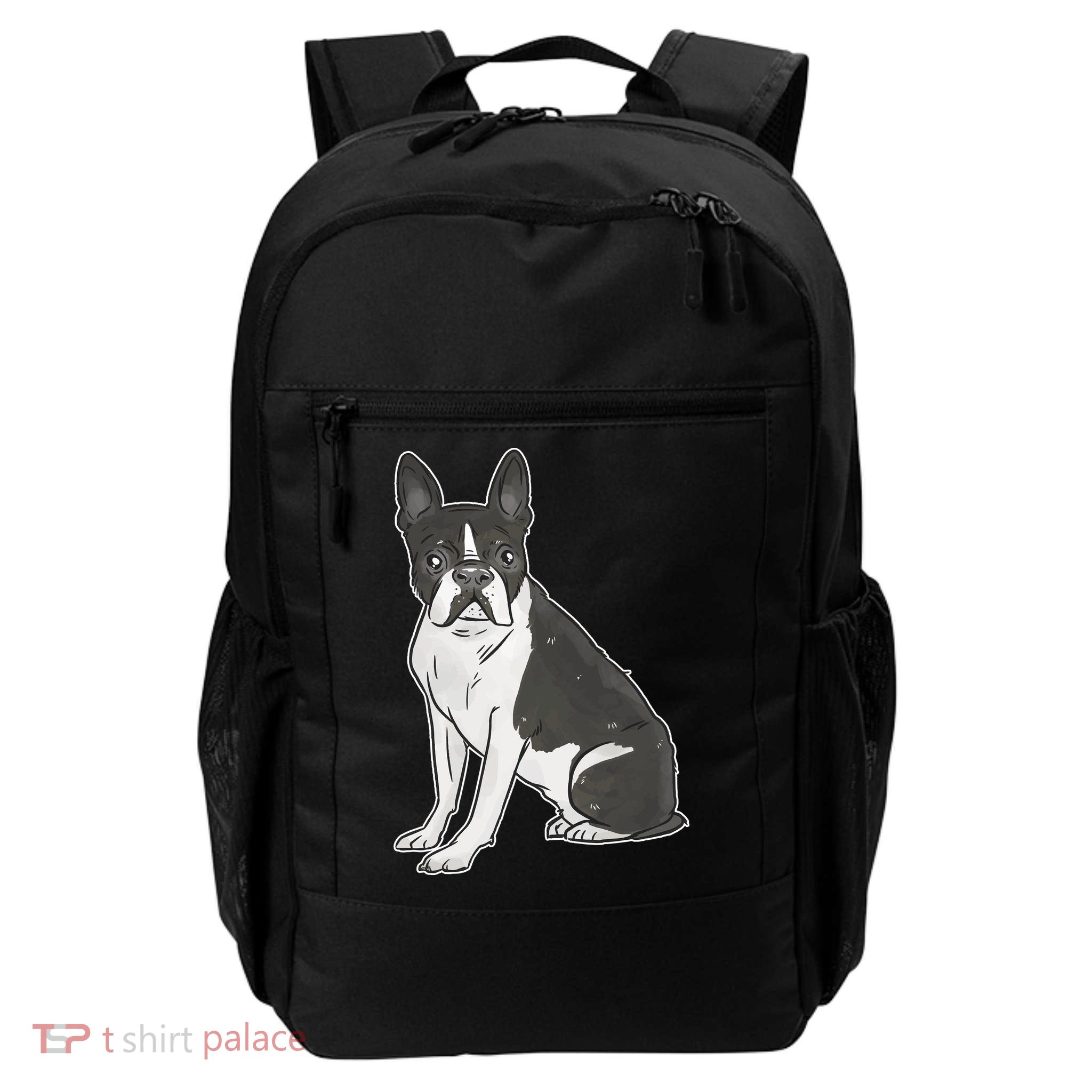 Boston Terrier Dog Daily Commute Backpack