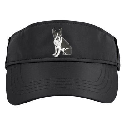 Boston Terrier Dog Adult Drive Performance Visor