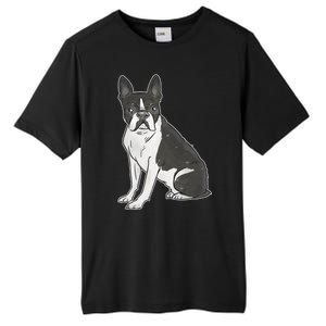 Boston Terrier Dog Tall Fusion ChromaSoft Performance T-Shirt