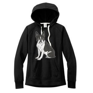 Boston Terrier Dog Women's Fleece Hoodie