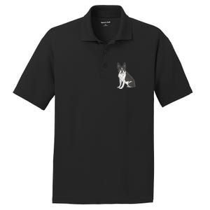 Boston Terrier Dog PosiCharge RacerMesh Polo