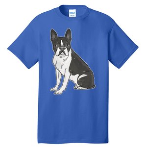 Boston Terrier Dog Tall T-Shirt