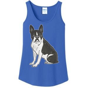 Boston Terrier Dog Ladies Essential Tank