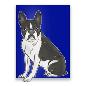 Boston Terrier Dog Poster