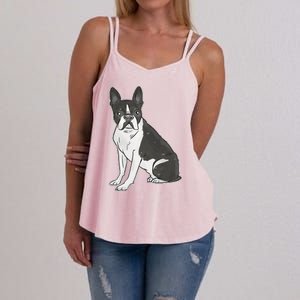 Boston Terrier Dog Women's Strappy Tank