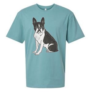 Boston Terrier Dog Sueded Cloud Jersey T-Shirt