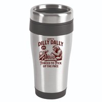 Born To Dilly Dally Forced To Pick Up The Pace Sloth Snail 16oz Travel Tumbler