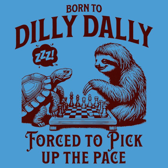 Born To Dilly Dally Forced To Pick Up The Pace Sloth Snail Tie Dye Hoodie
