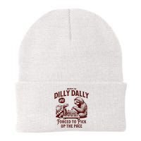 Born To Dilly Dally Forced To Pick Up The Pace Sloth Snail Beanie