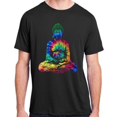 Buddha Tie Dye Vintage Yoga Spiritual Zen Buddhism Buddhist Adult ChromaSoft Performance T-Shirt