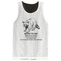 Born To Die Em All 1989 I Am Trash Man Racoon Mesh Reversible Basketball Jersey Tank