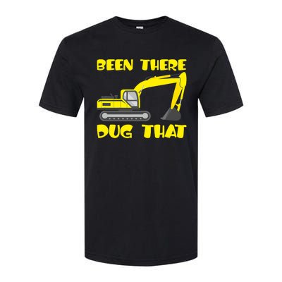 Been There Dug That, Funny Excavator Operator Softstyle CVC T-Shirt