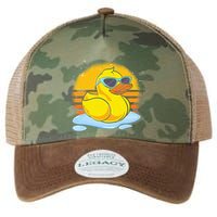 Bath Toy Duckie Cute Ducky Cool Sunglasses Retro Rubber Duck Legacy Tie Dye Trucker Hat